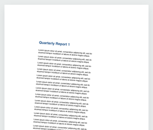 A page in the manual preview with its content clearly leaning to the right — the skew that the rotation dial will correct